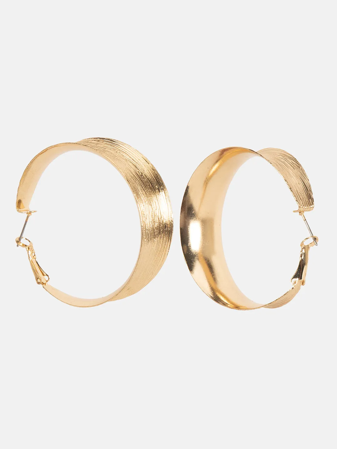 Gold Bold Hoops