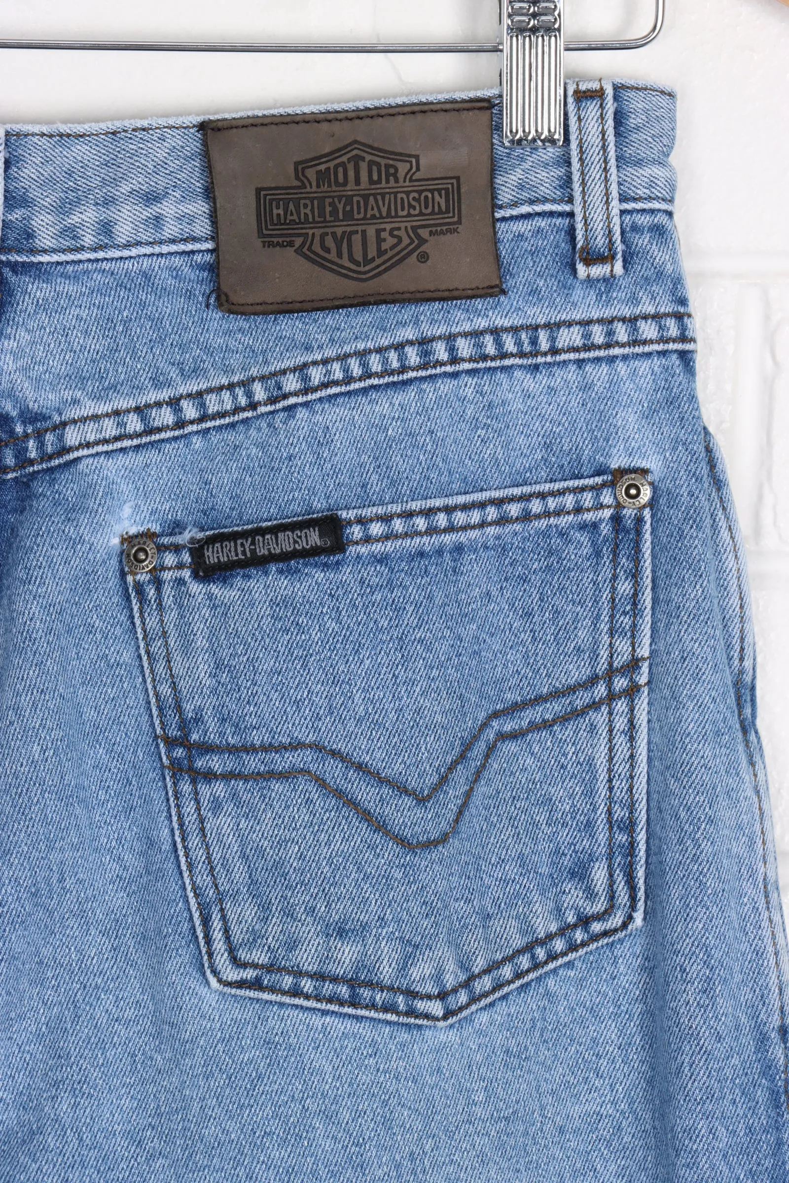 HARLEY DAVIDSON Denim USA Made Jeans (Women's 10 L)