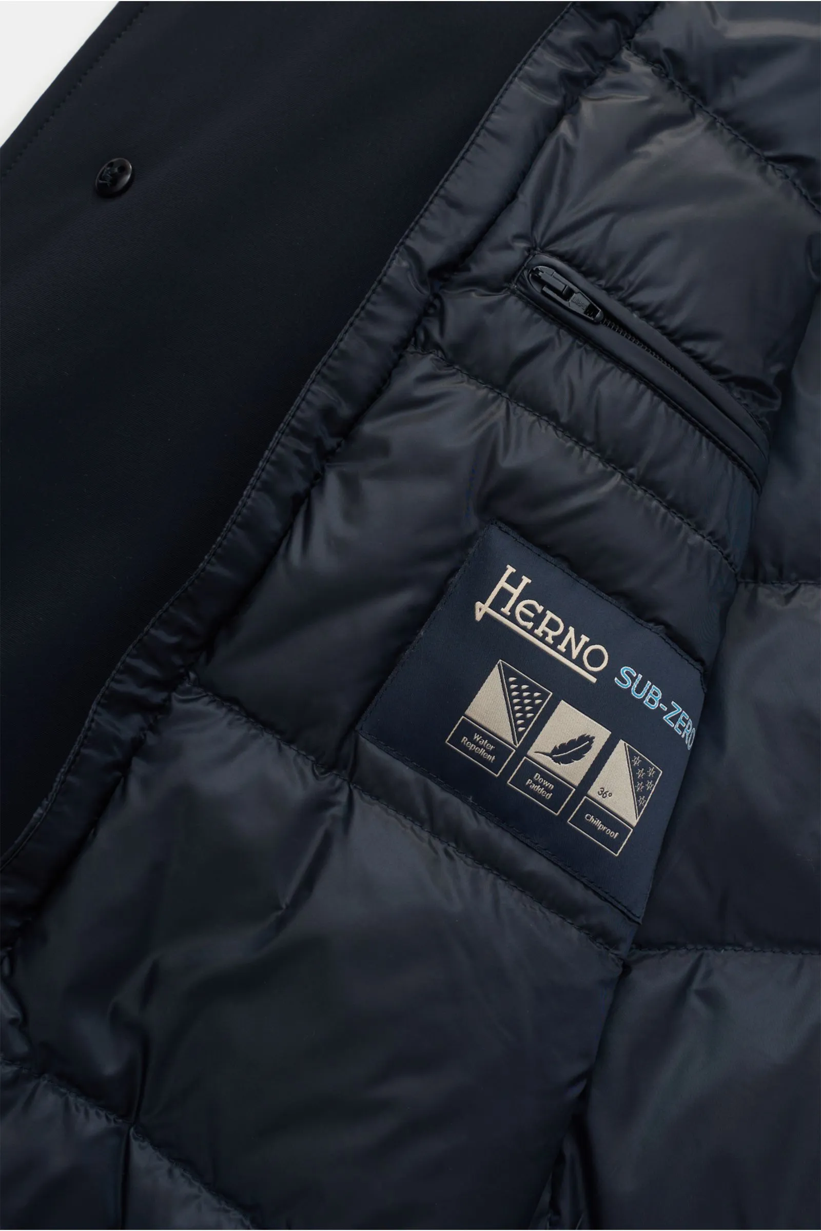 HERNO down jacket dark navy