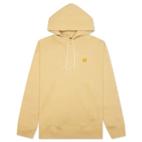 Hooded Sweatshirt - Pale Yellow/Melange