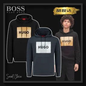 Hugo Boss  |Pullovers Unisex Street Style Long Sleeves Cotton Logo