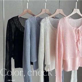 I AM MARI  |Casual Style Dolman Sleeves Long Sleeves Plain Cardigans