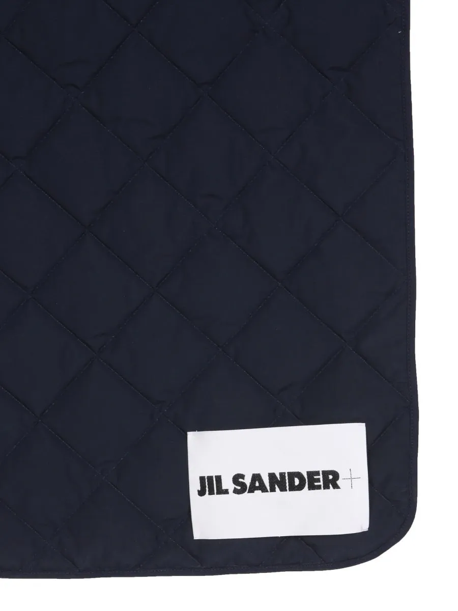 Jil Sander+ Logo Patch Quilted Padded Scarf