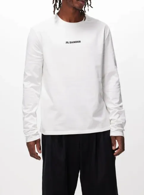 Jil Sander  |Unisex Street Style Long Sleeves Cotton Long Sleeve T-shirt