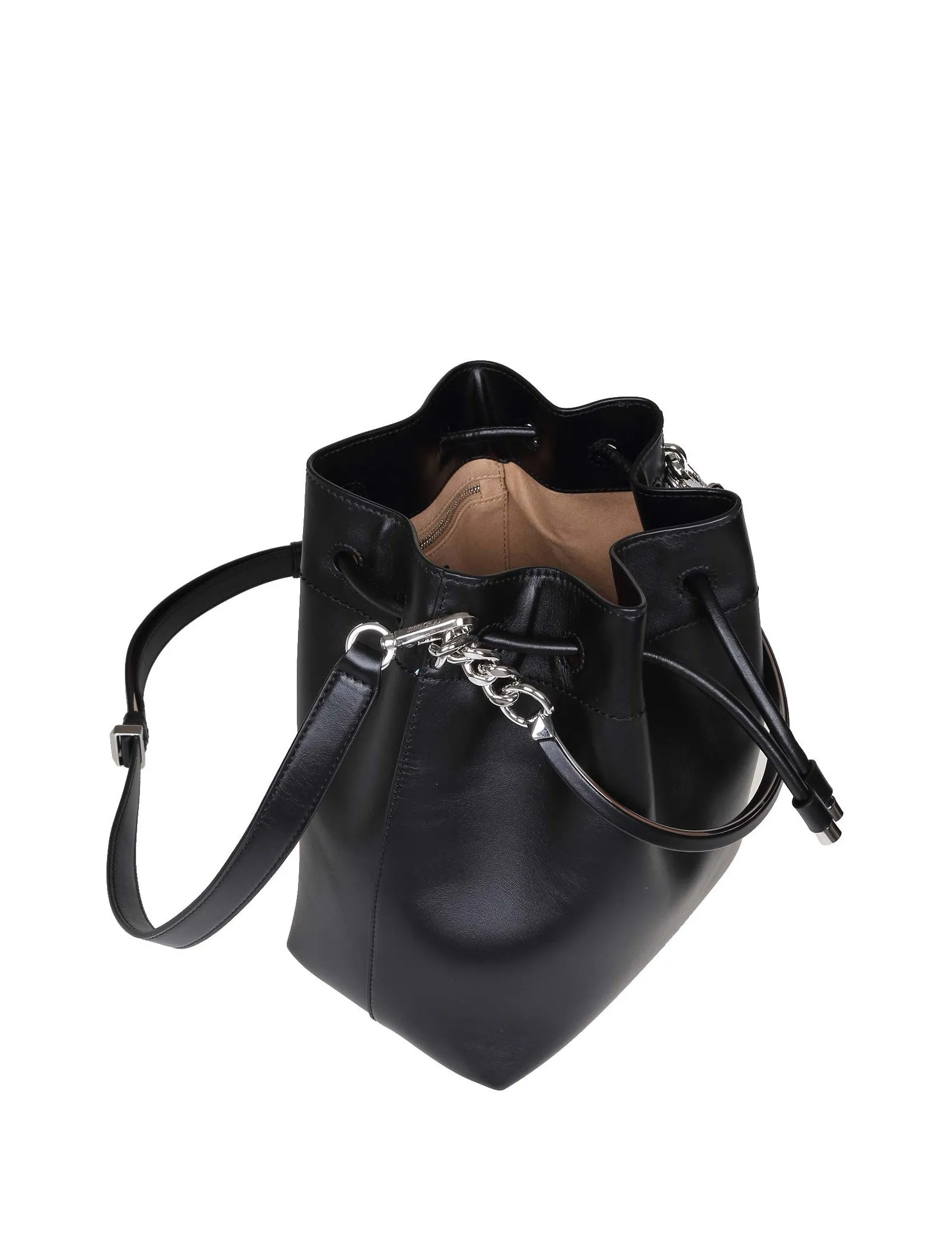 Jimmy Choo Bon Bon Drawstring Bucket Bag