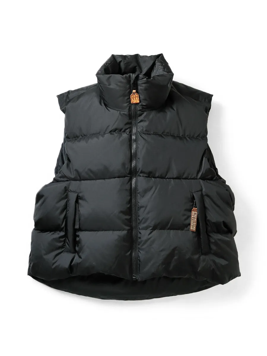 Kapital Kapital Ripstop nylon down Burger-KEEL vest