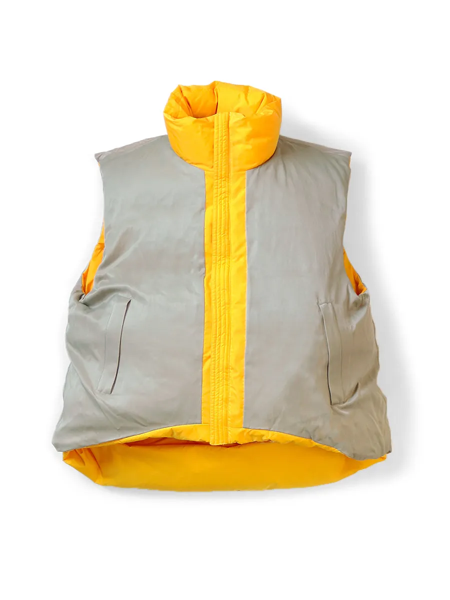 Kapital Kapital Ripstop nylon down Burger-KEEL vest