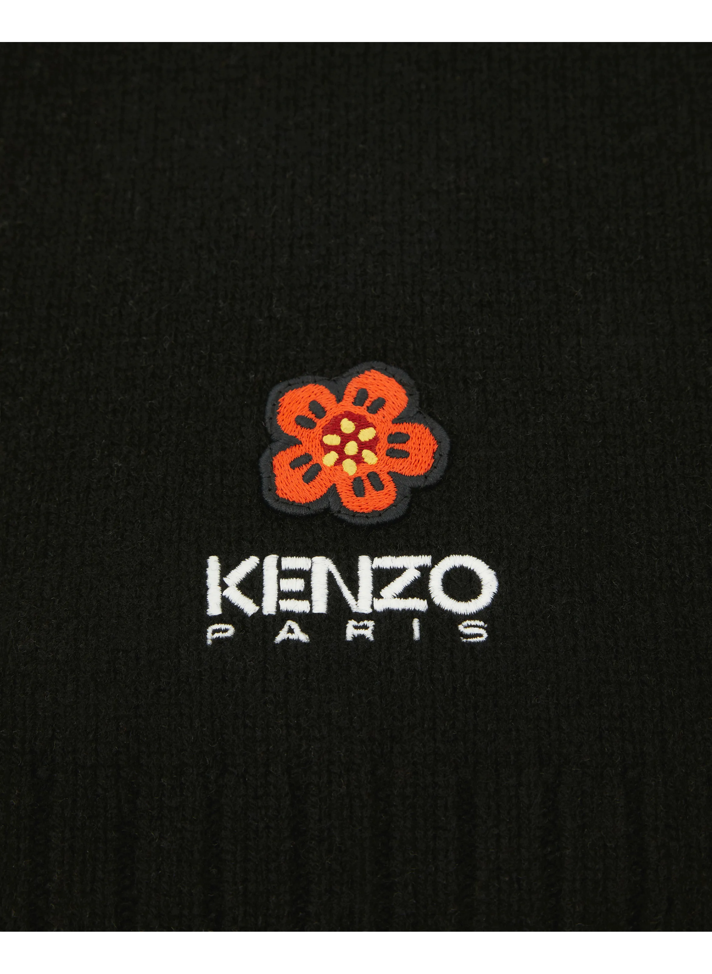 KENZO  Wool scarf - Black