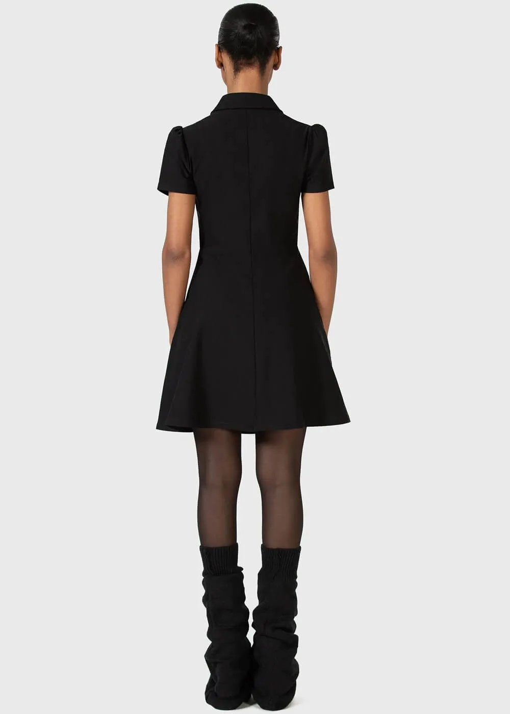 Killstar Kihilist Wept Inside Short Dress Black