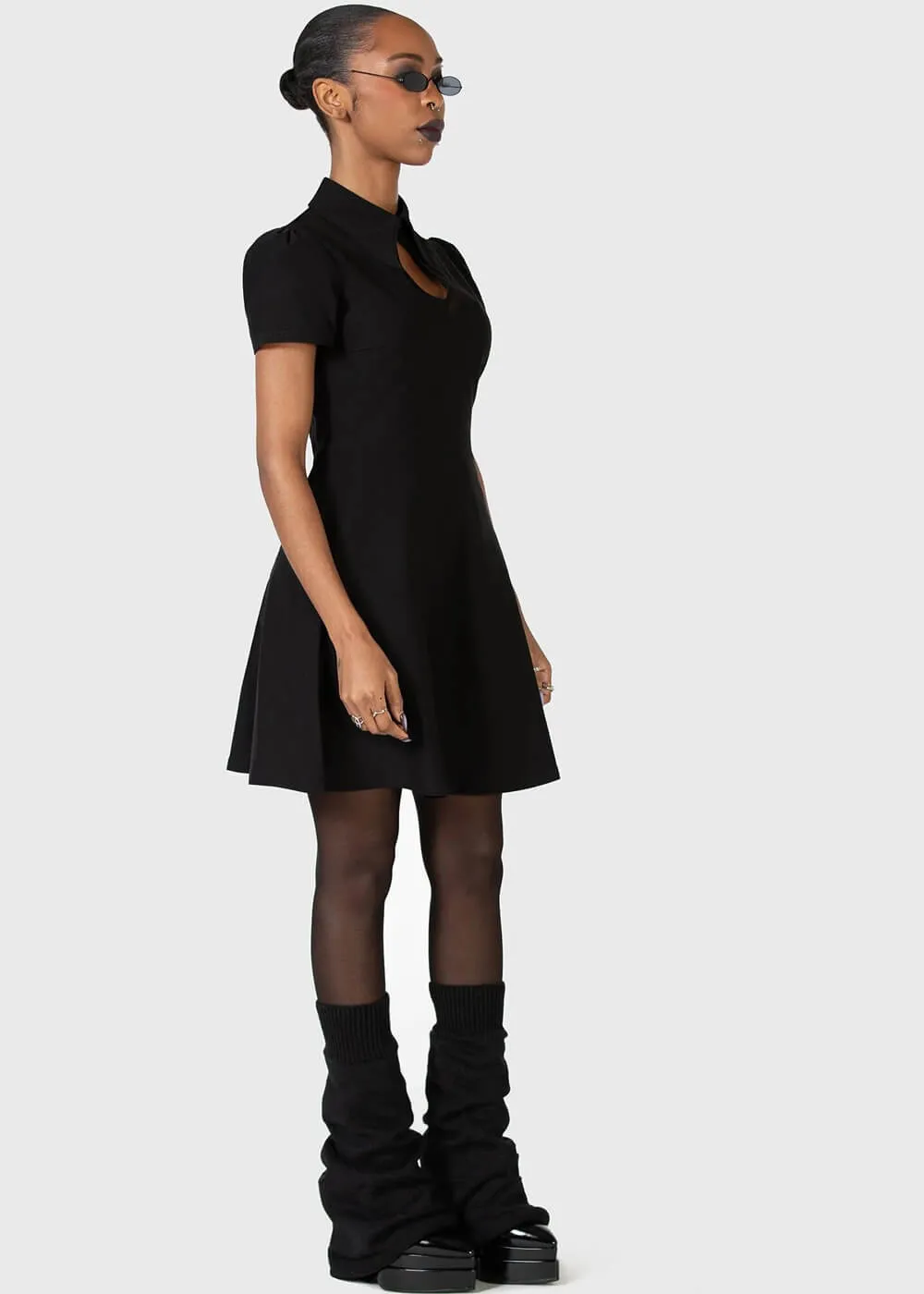 Killstar Kihilist Wept Inside Short Dress Black