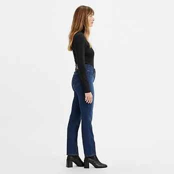 Levi's 724 High Rise Straight Leg In Chelsea Carbon