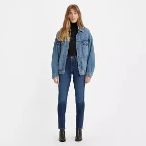 Levi's 724 High Rise Straight Leg In Chelsea Carbon