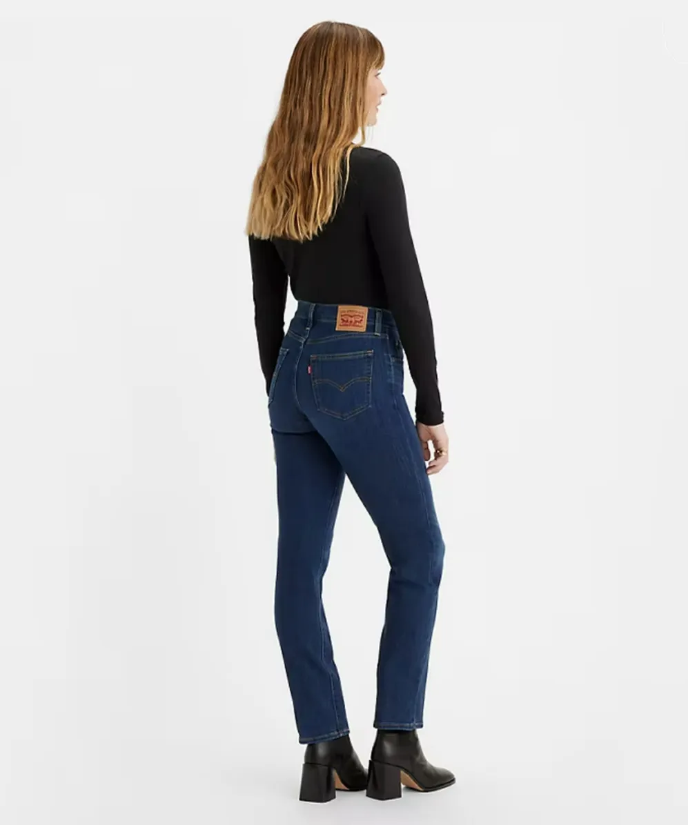 Levi's 724 High Rise Straight Leg In Chelsea Carbon