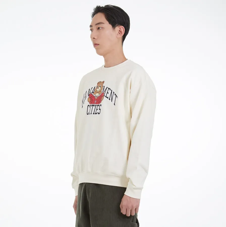 LMC  |Unisex Street Style Long Sleeves Cotton Logo Sweatshirts