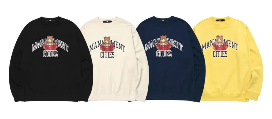 LMC  |Unisex Street Style Long Sleeves Cotton Logo Sweatshirts