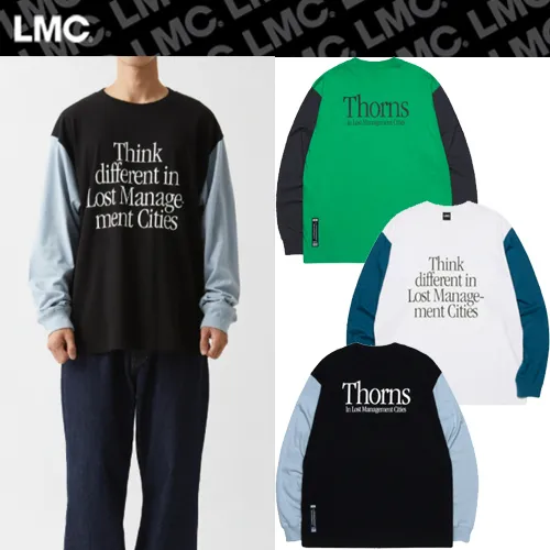 LMC  |Unisex Street Style Long Sleeves Long Sleeve T-shirt Logo