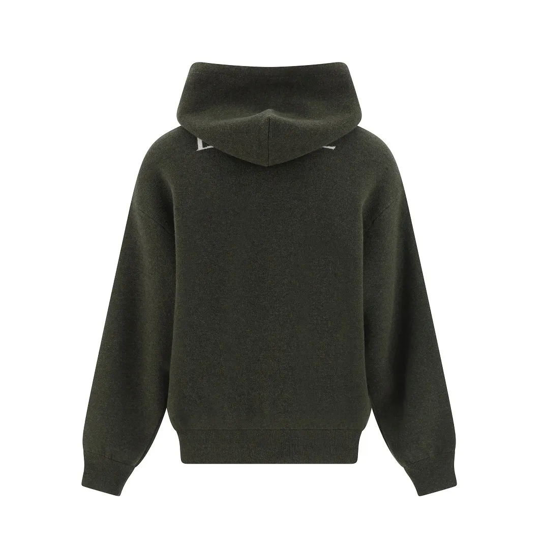 LOEWE  |Pullovers Monogram Wool Long Sleeves Plain Logo Luxury