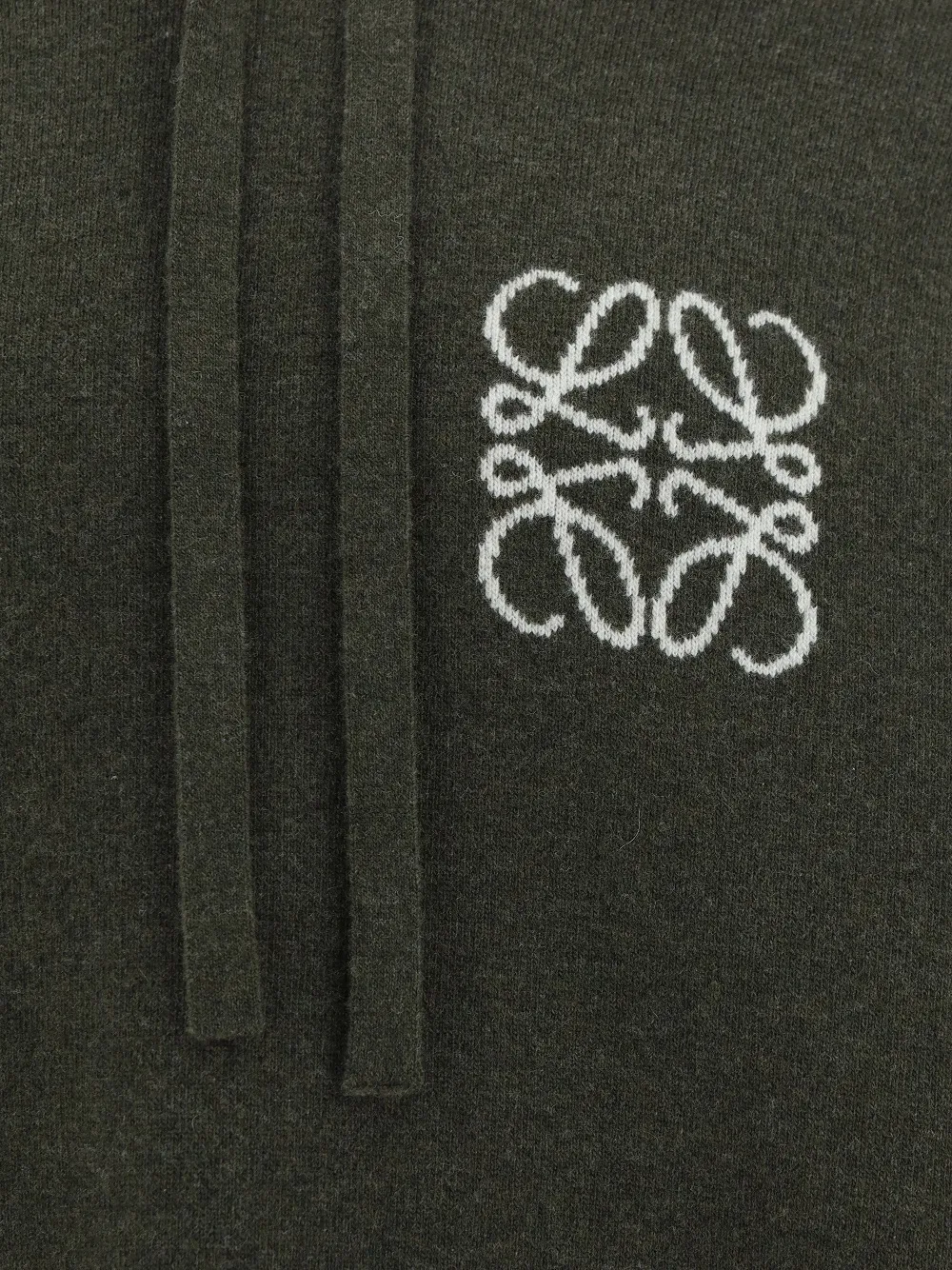 LOEWE  |Pullovers Monogram Wool Long Sleeves Plain Logo Luxury