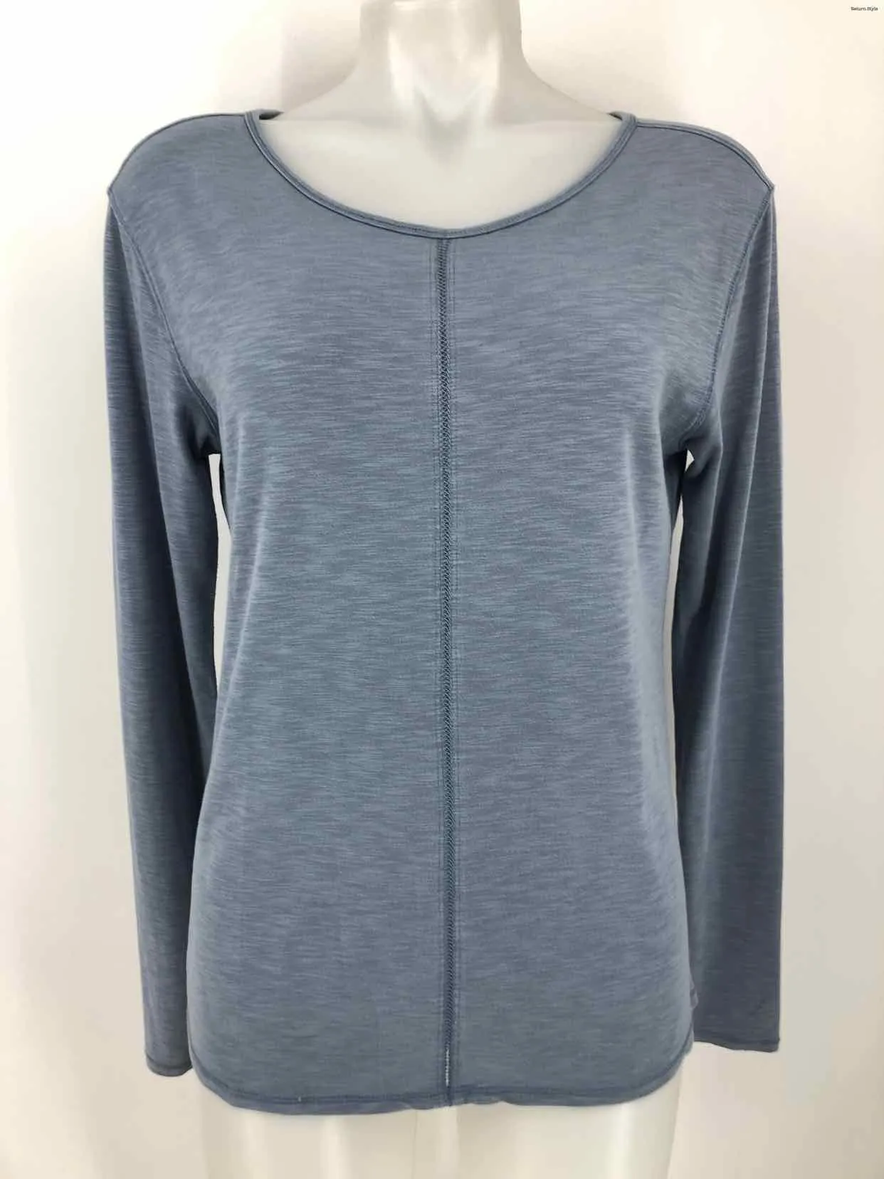 LULULEMON Blue Gray Longsleeve Size MEDIUM (M) Activewear Top