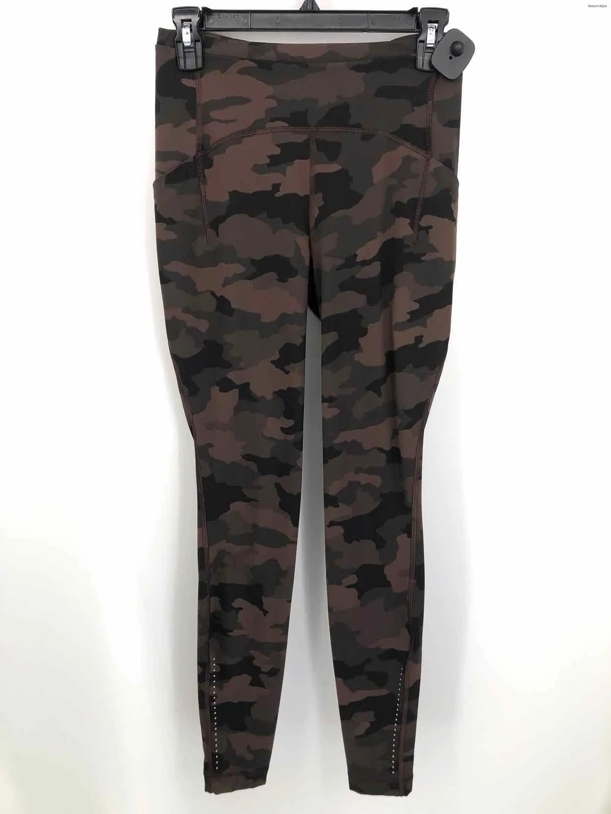 LULULEMON Brown Olive Camouflage Legging Size 6  (S) Activewear Bottoms