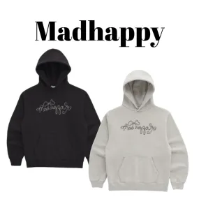 Madhappy  |Unisex Rib Dolman Sleeves Street Style Long Sleeves Plain