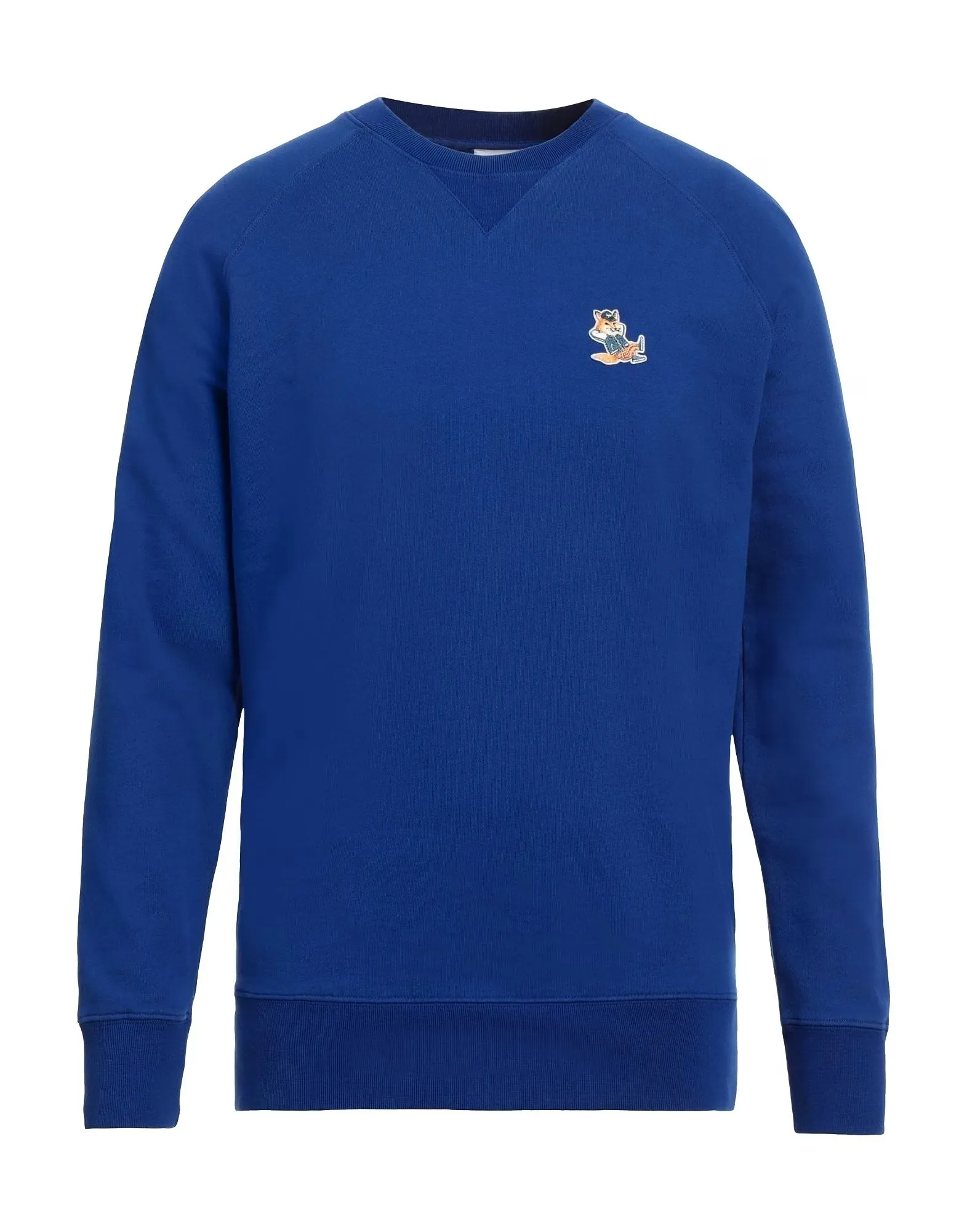 MAISON KITSUNE  |Crew Neck Pullovers Unisex Long Sleeves Plain Cotton Logo