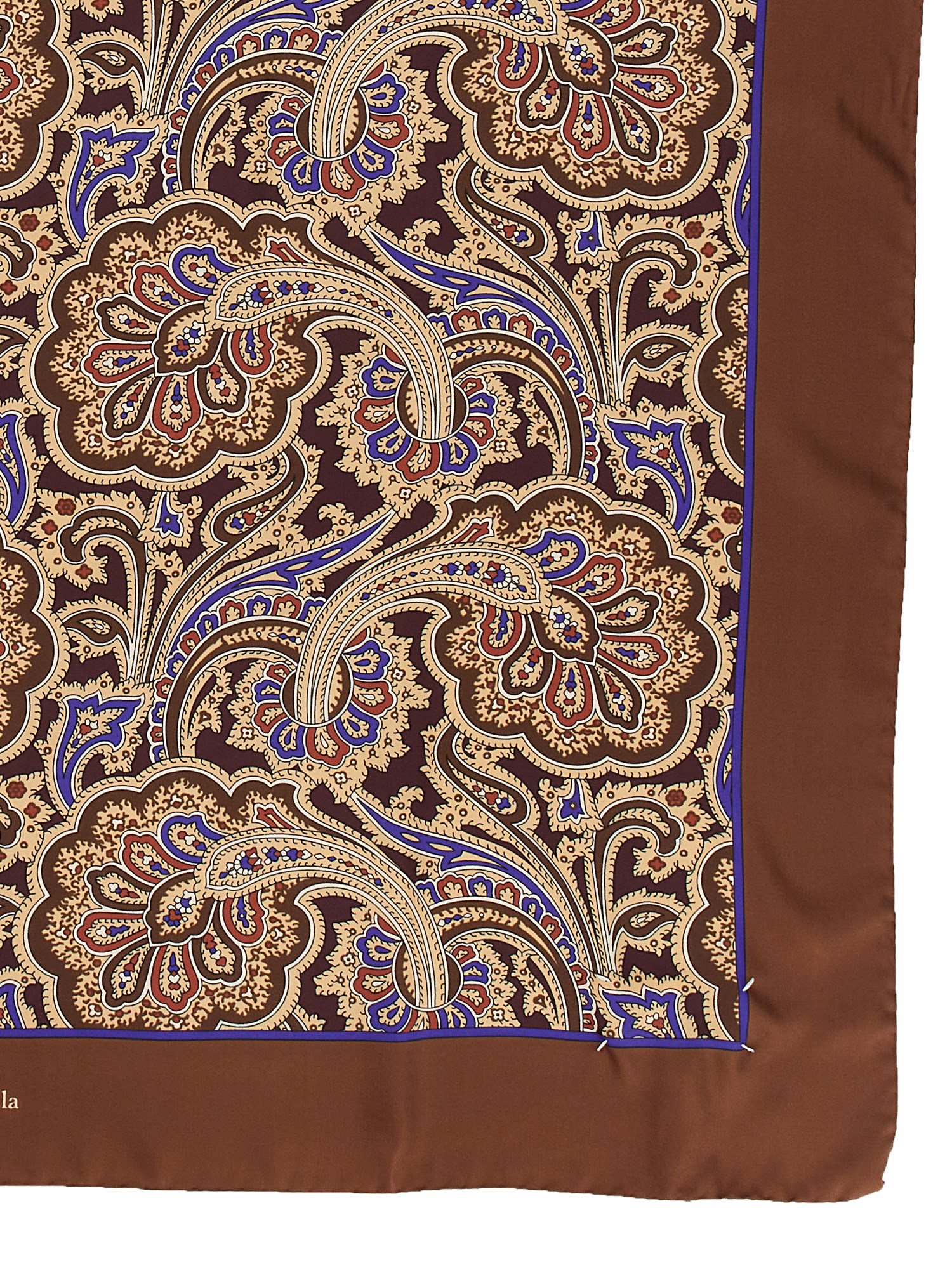 MAISON MARGIELA    SILK TWILL PAISLEY PRINT SCARF