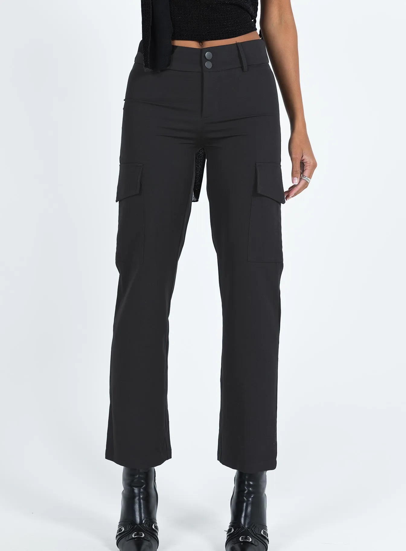 Malak Cargo Pants Black