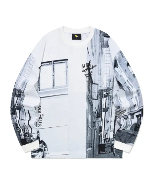 Mark Gonzales  |[WHAT IT ISNT]★CITY GRAPHIC LONG SLEEVE T-SHIRT