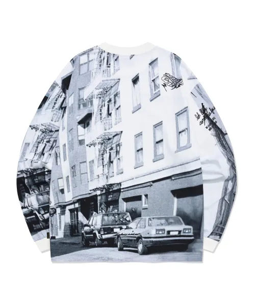 Mark Gonzales  |[WHAT IT ISNT]★CITY GRAPHIC LONG SLEEVE T-SHIRT