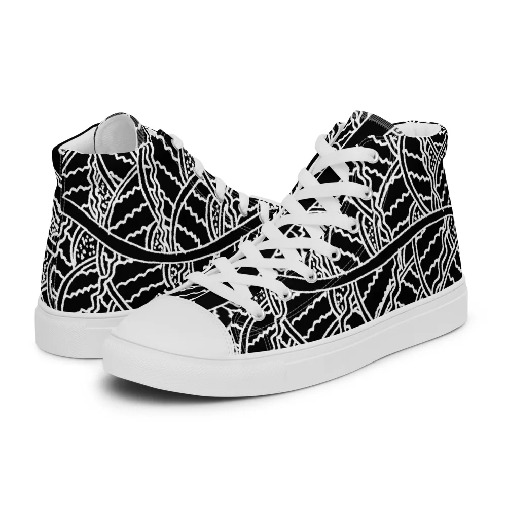 Men’s high top canvas shoes – Driftwood Flow