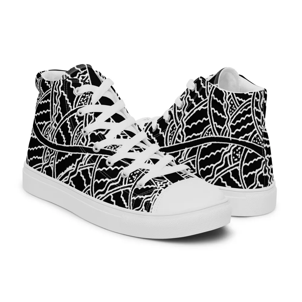 Men’s high top canvas shoes – Driftwood Flow