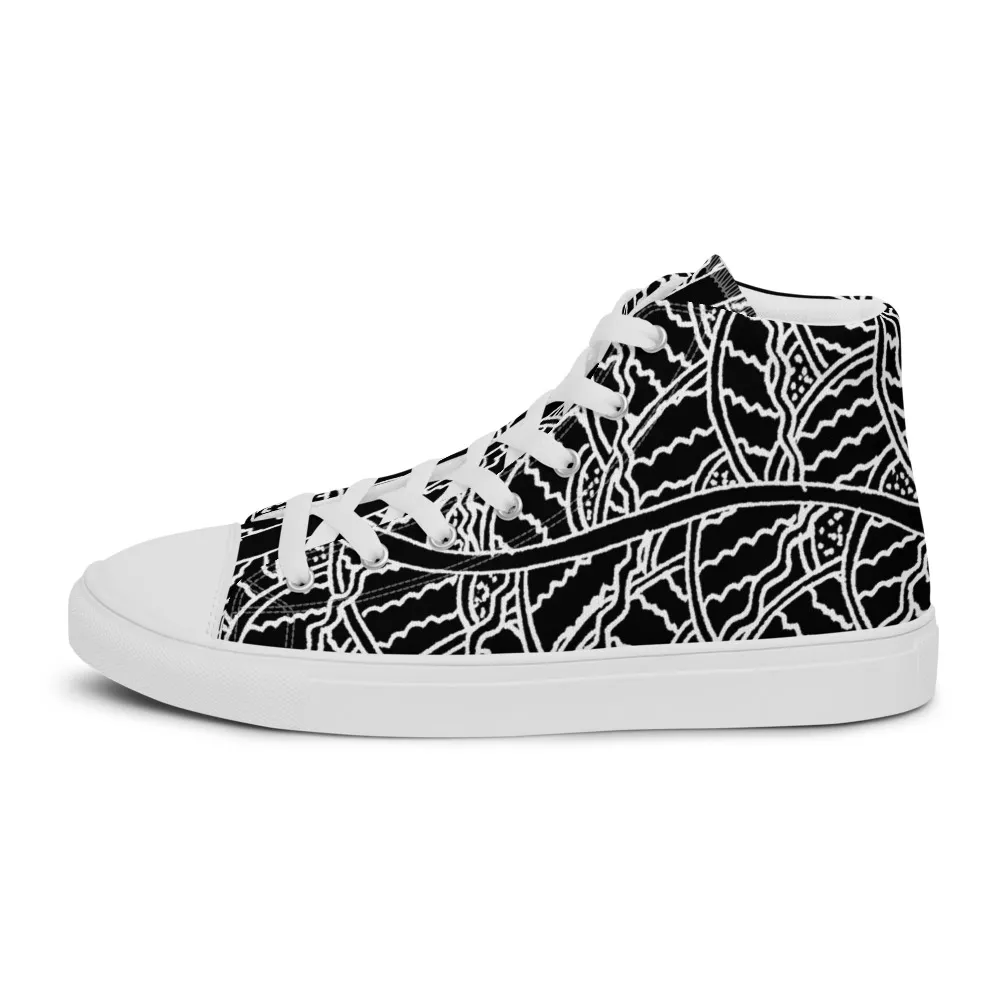 Men’s high top canvas shoes – Driftwood Flow