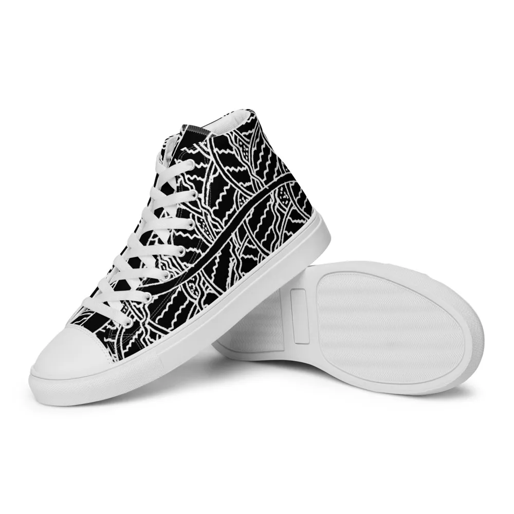 Men’s high top canvas shoes – Driftwood Flow