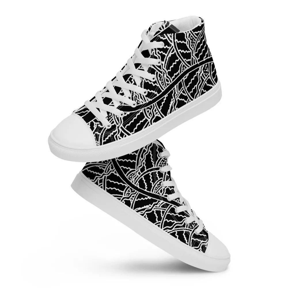 Men’s high top canvas shoes – Driftwood Flow