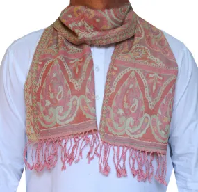 Mens Indian Pure Wool Jamawar Muffler India Clothing