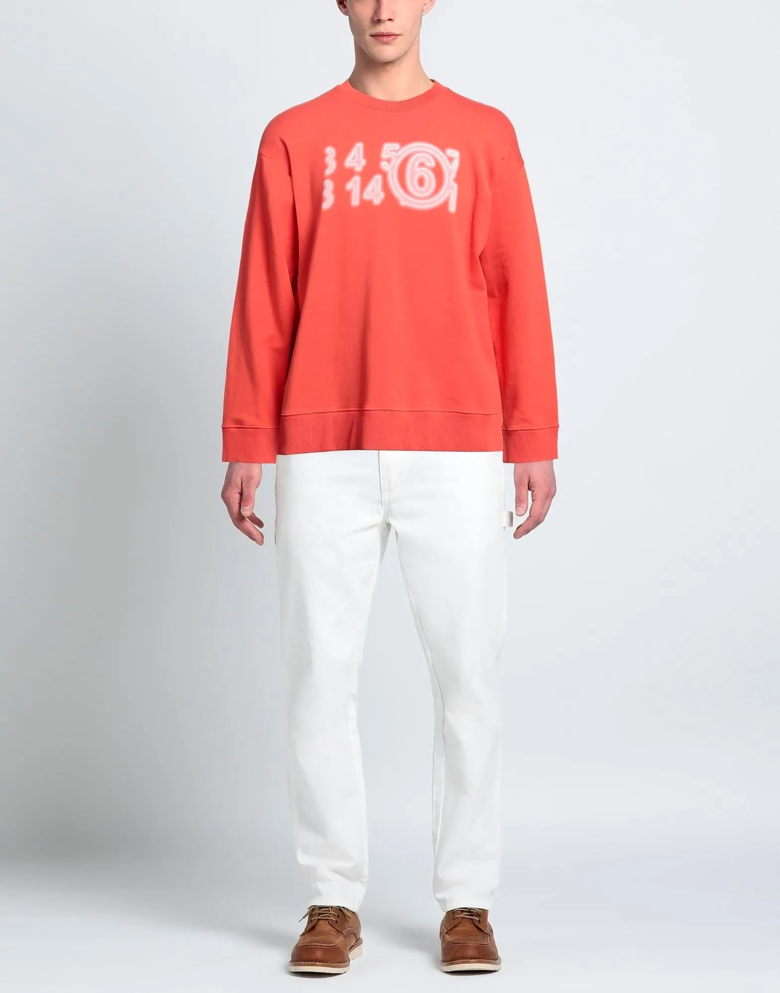 MM6 Maison Margiela  |Crew Neck Pullovers Unisex Long Sleeves Plain Cotton Logo