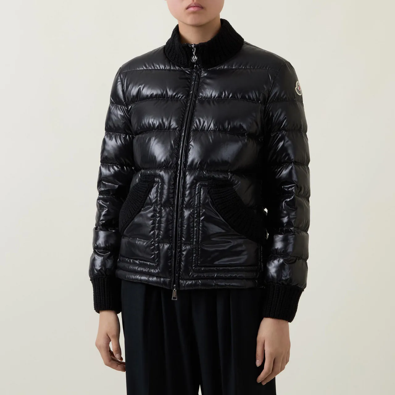 MONCLER Arcelot Quilted Down Jacket - Black