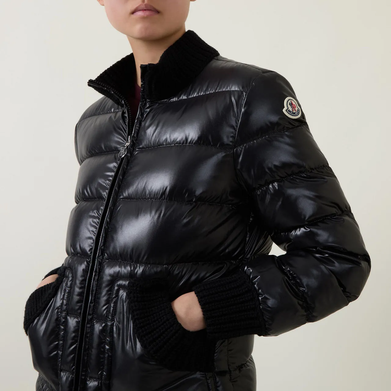 MONCLER Arcelot Quilted Down Jacket - Black