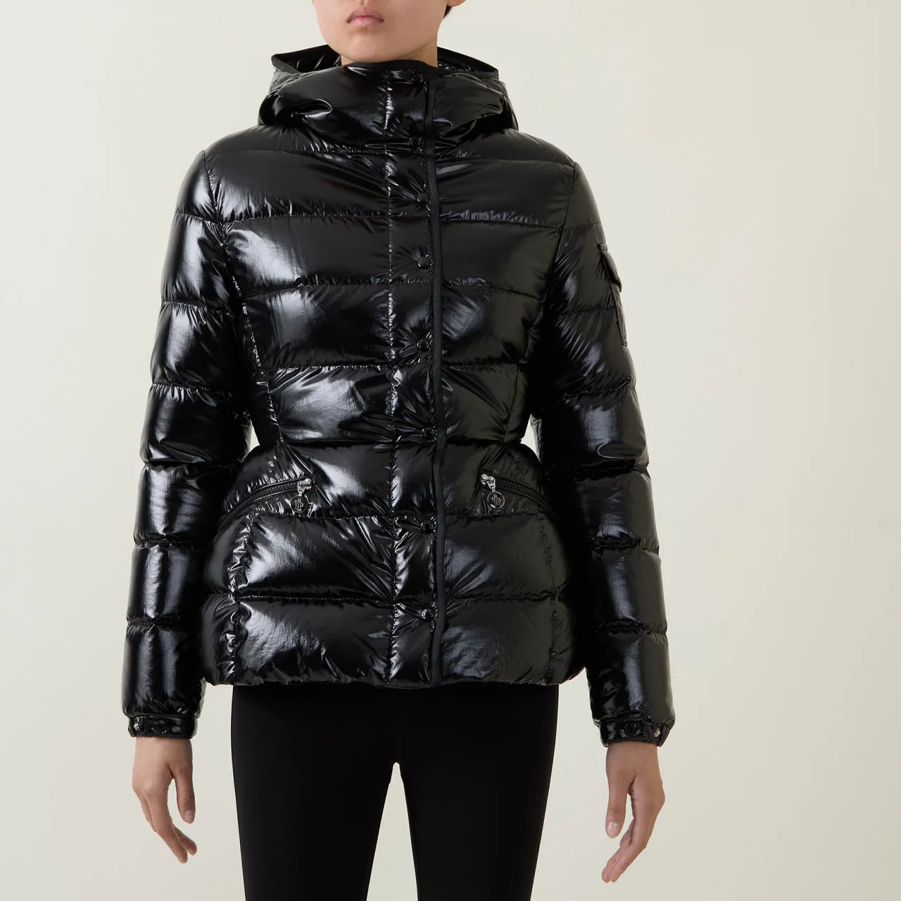 MONCLER Barante Short Down Jacket - Black