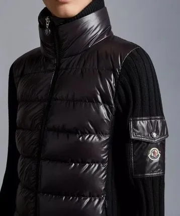 MONCLER  |Casual Style Wool Street Style Long Sleeves Plain