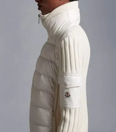 MONCLER  |Casual Style Wool Street Style Long Sleeves Plain