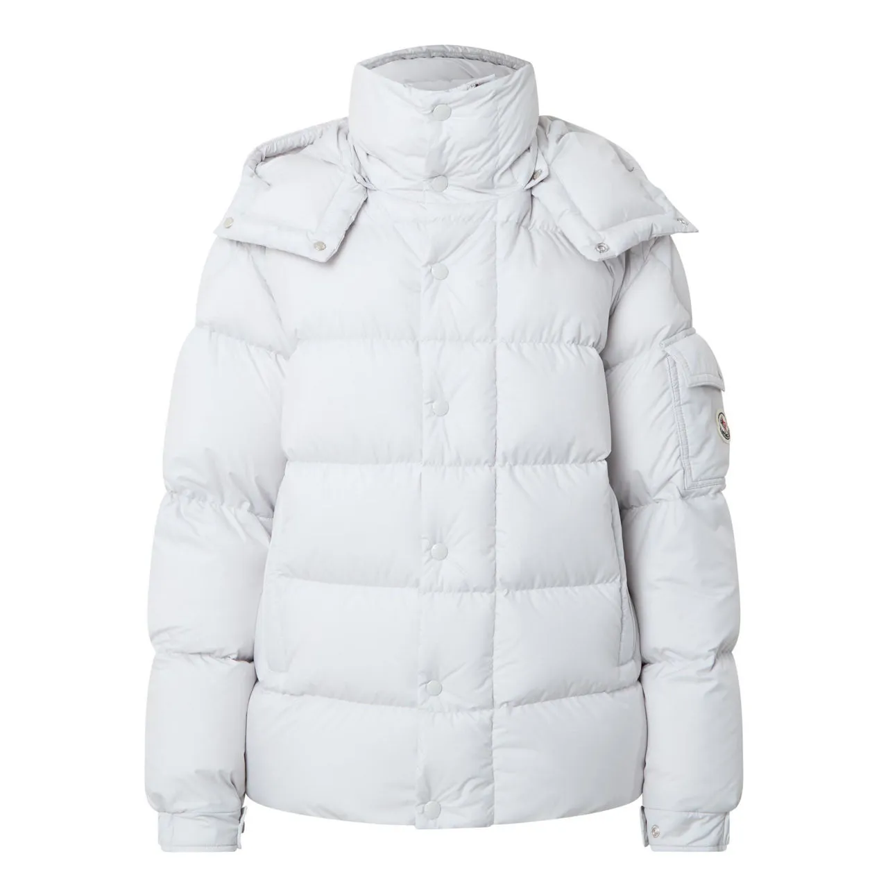 MONCLER Maya Short Down Jacket - Grey