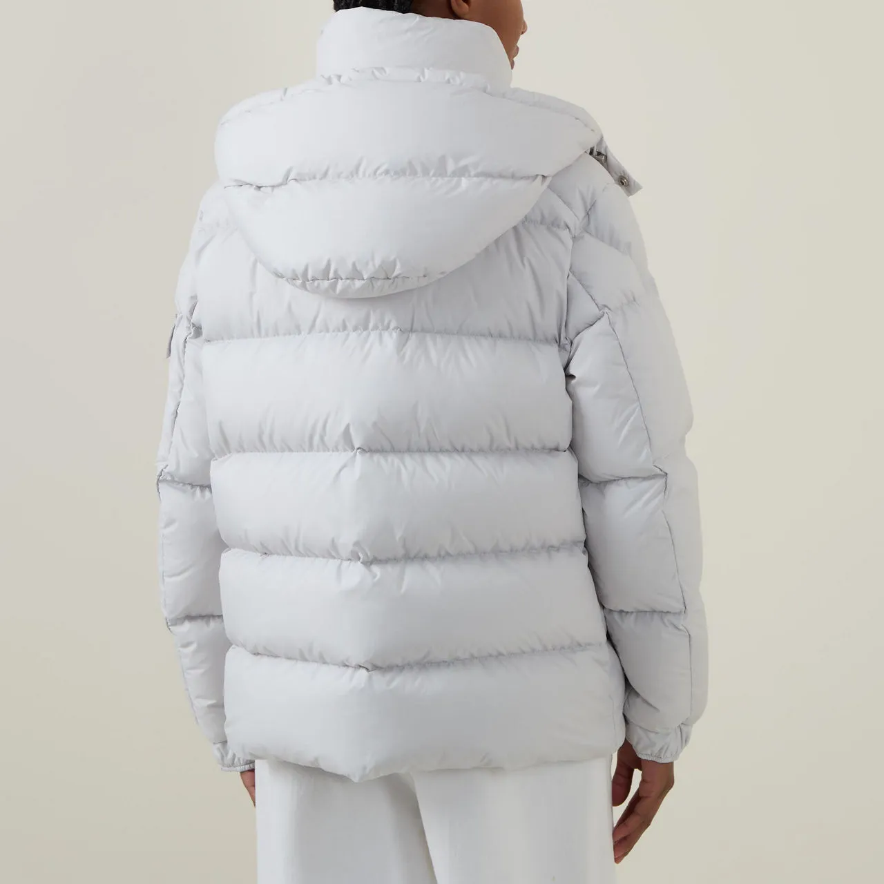 MONCLER Maya Short Down Jacket - Grey