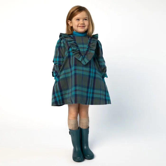 Morley Child Ravie Dress Oldpop Green