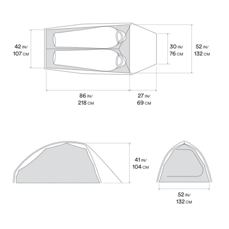 Mountain Hardwear  Nimbus UL 2 - Tenda da campeggio