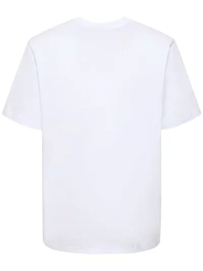 MSGM  |Crew Neck Pullovers Plain Cotton Short Sleeves Logo