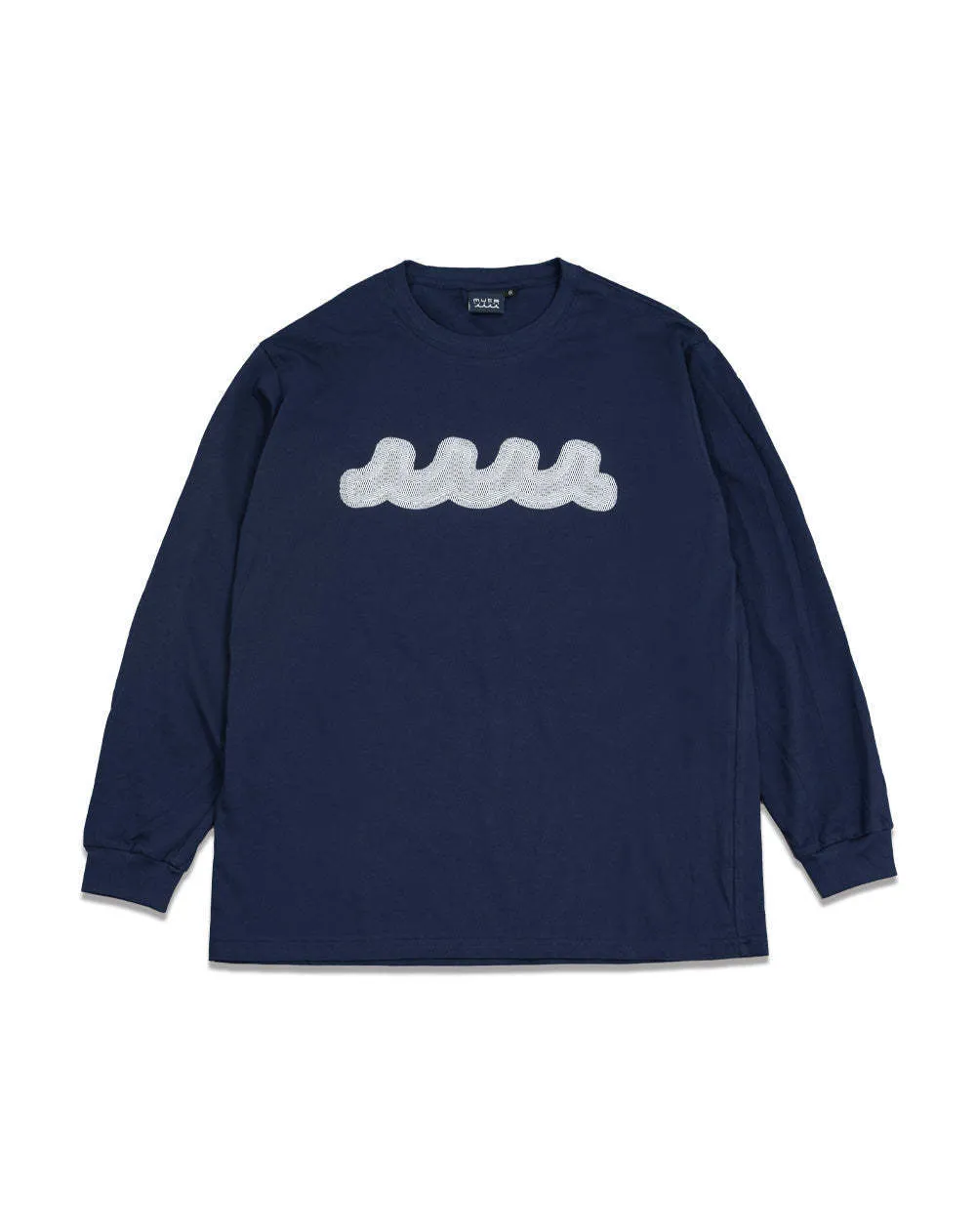 muta  |Crew Neck Street Style Long Sleeves Plain Cotton