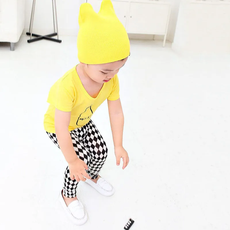 New Stylish Toddler Kids Baby Boy Tops Short Sleeve T-Shirts Comfort Pullovers 2-7Y SM6