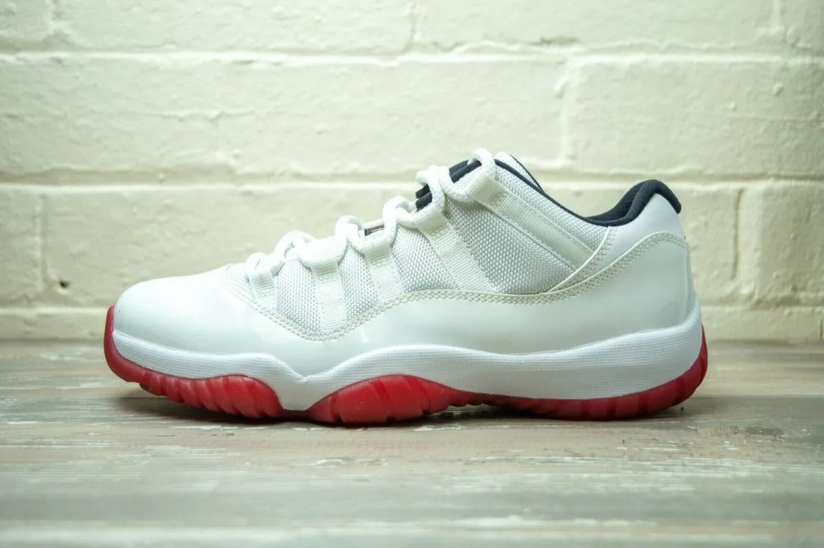 Nike Air Jordan 11 Retro Low Cherry Bottom 528895 101